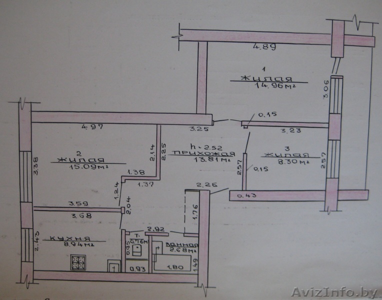 Срочно продам 3-х комнатную квартиру г.Поставы. - Изображение #1, Объявление #516651