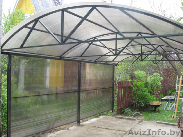 Навес для автомобиля в Полоцке от производителя - Изображение #1, Объявление #1481917