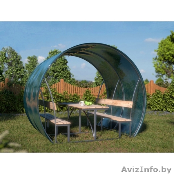 Беседки оцинкованные и грунтованные с доставкой в Полоцке от производителя  - Изображение #1, Объявление #1476255