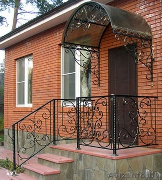 Кованые козырьки, ворота, двери, ограды, решетки - Изображение #5, Объявление #1073884