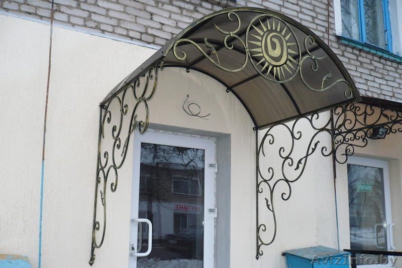 Кованые козырьки, ворота, двери, ограды, решетки - Изображение #1, Объявление #1073884