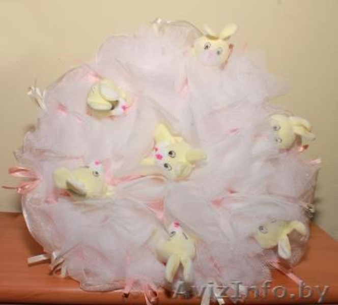 Букеты из мягких игрушек к выписке из Роддома и любому празднику в Полоцке. - Изображение #3, Объявление #1170885
